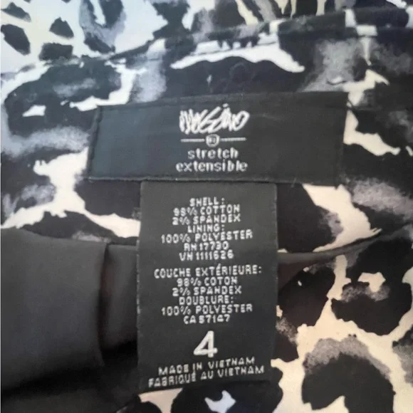 Mossimo, size 4, black/white pencil skirt - Picture 2 of 3